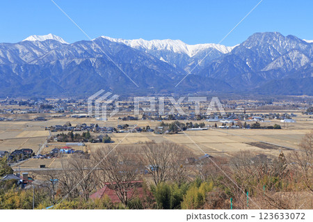 安zu野和早春的北阿爾卑斯山 安zu野和早春的北阿爾卑斯山 123633072