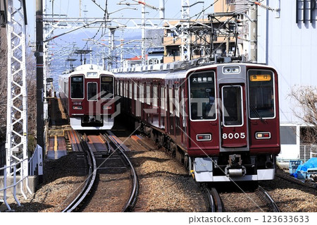 【阪急】1000系列、8000系列（寶塚線：石橋半台前站） 123633633