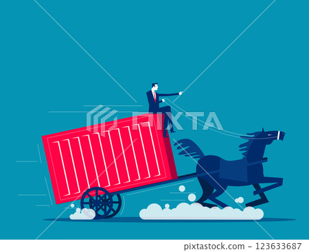 Trade and investment vector illustration concept 123633687
