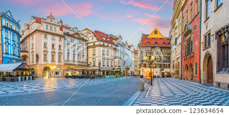 Old town Prague city skyline, cityscape of the Czech Republic Old town Prague city skyline, cityscape of the Czech Republic 123634654