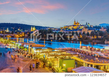 Old town Prague city skyline, cityscape of the Czech Republic Old town Prague city skyline, cityscape of the Czech Republic 123634657