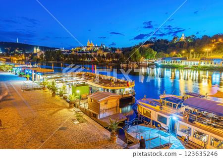 Old town Prague city skyline, cityscape of the Czech Republic 123635246