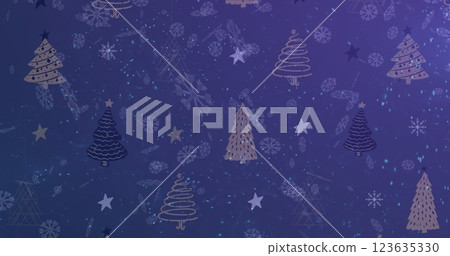 Image of falling snow Image of falling snow 123635330