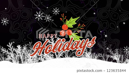 Image of happy christmas over dark background Image of happy christmas over dark background 123635844