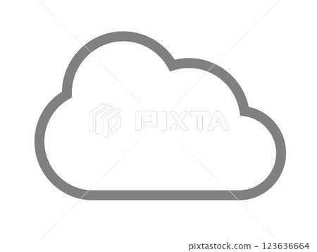 Cloud mark (cloud icon) Cloud mark (cloud icon) 123636664