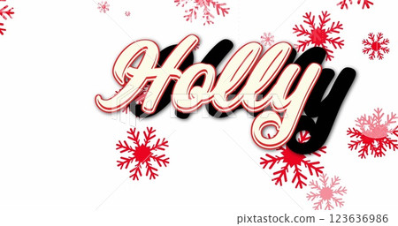 Image of christmas greetings text and christmas decorations Image of christmas greetings text and christmas decorations 123636986