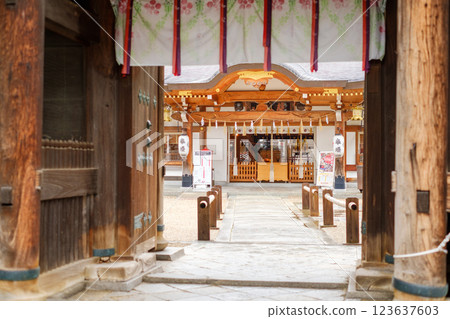 Ueno Tenjingu Shrine grounds, Sugawara Shrine, Iga City, Mie Prefecture, worship Ueno Tenjingu Shrine grounds, Sugawara Shrine, Iga City, Mie Prefecture, worship 123637603