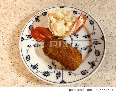 炸肉餅 123637683