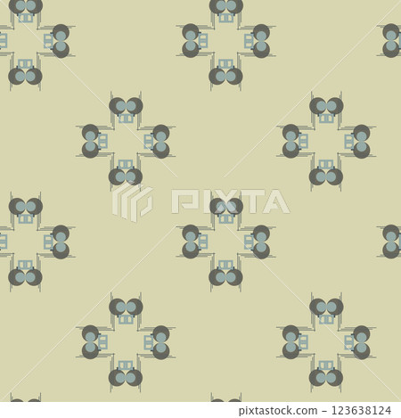 Textile motif seamless pattern. Abstract line shape geometric motif basic pattern continuous background. Man shirt all over print block. Textile motif seamless pattern. Abstract line shape geometric motif basic pattern continuous background. Man shirt all over print block. 123638124