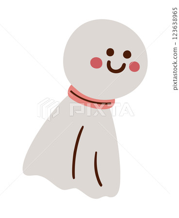 Teru Teru Bouzu / Rainy season / Vector hand-drawn illustration Teru Teru Bouzu / Rainy season / Vector hand-drawn illustration 123638965