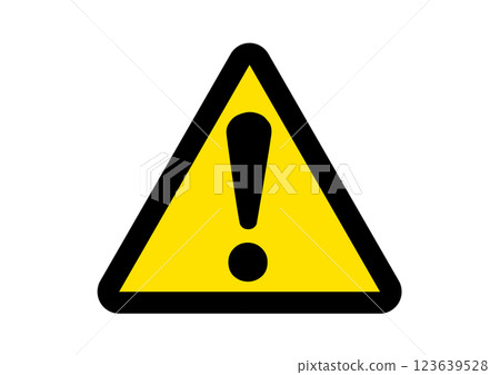 Warning sign symbol 123639528