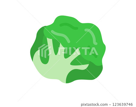 生菜圖示插圖 123639746