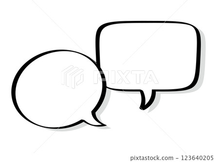 Speech bubble message Speech bubble message 123640205