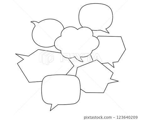 Speech bubble message Speech bubble message 123640209