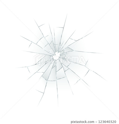 Closeup of Shattered Glass with Cracks on Surface Closeup of Shattered Glass with Cracks on Surface 123640320