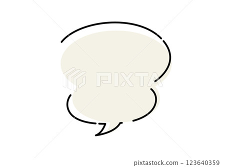 Speech bubble message 123640359