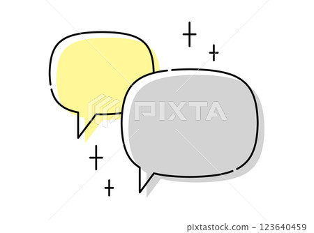 Speech bubble message Speech bubble message 123640459