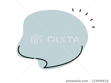 Speech bubble message 123640618