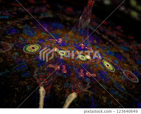 Imaginatory fractal abstract background Image Imaginatory fractal abstract background Image 123640649