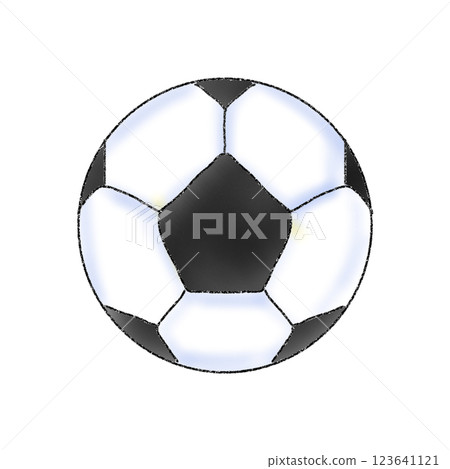 Soccer ball illustration material 123641121