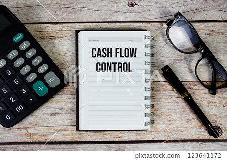 Cash Flow Control (CFC) text on notepad, Business and Financial concept background Cash Flow Control (CFC) text on notepad, Business and Financial concept background 123641172