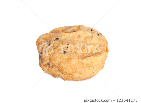 Ganmodoki is delicious even when grilled [White background, cutout] 123641175