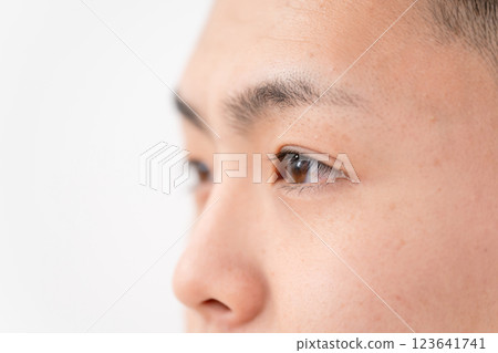 男孩, 青少年, 眼睛 123641741