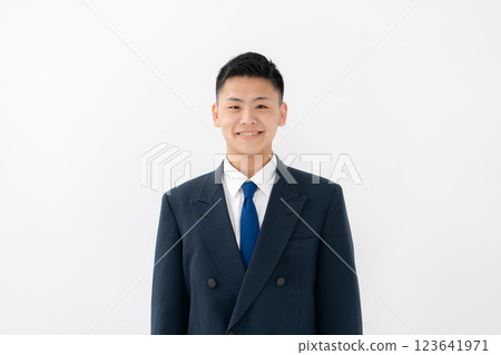 Boys, teens, uniform, portrait 123641971