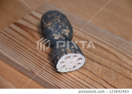 Lotus root (renkon) Lotus root (renkon) 123642483