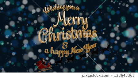 Image of christmas greetings text over snow falling on brown background Image of christmas greetings text over snow falling on brown background 123643365
