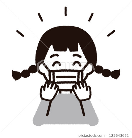 戴面具的女孩：灰色 123643651