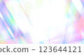 A fantastic background colored by beautifully shining rainbow-colored light prisms 123644121