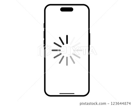 Loading smartphone Loading smartphone 123644874