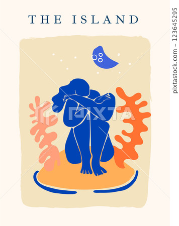 Flat design matisse style illustration Flat design matisse style illustration 123645295
