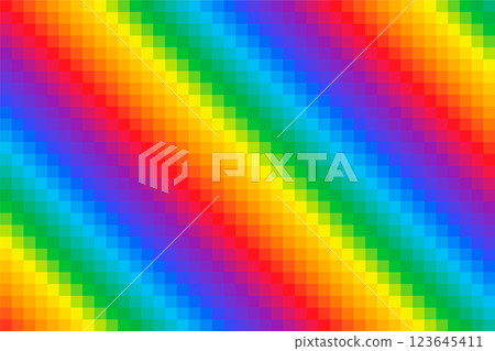 Flat design rainbow background design 123645411