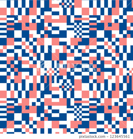 Flat checkerboard pattern 123645561