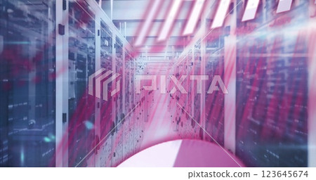 Image of data processing over computer servers Image of data processing over computer servers 123645674