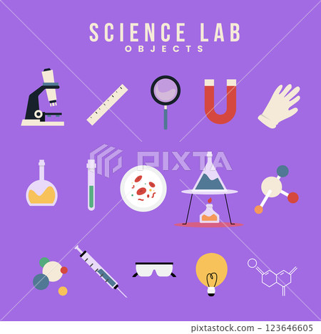 Science lab objects 123646605