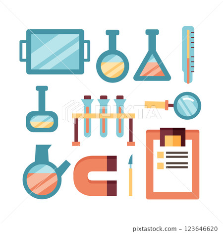 Science lab objects design Science lab objects design 123646620