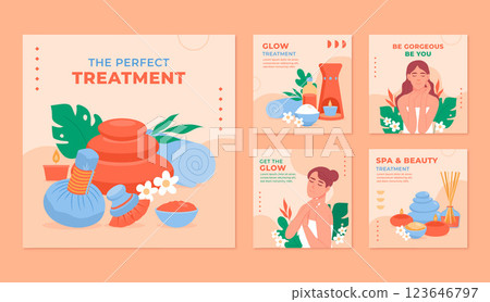 Spa instagram post template 123646797