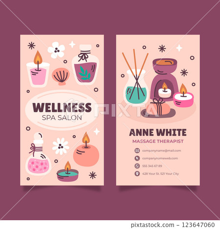Wellness and spa template design 123647060