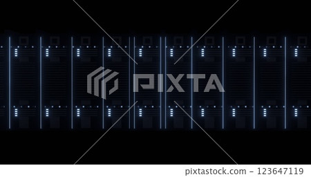 Image of digital data processing over computer servers Image of digital data processing over computer servers 123647119