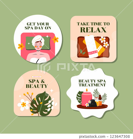 Spa template design Spa template design 123647308