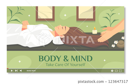 Spa treatment youtube thumbnail 123647317