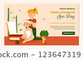 Hand drawn spa treatment webinar 123647319