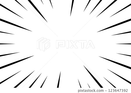 Simple concentrated line background_white 123647392