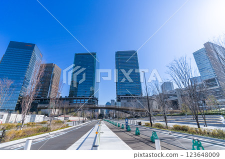 城市景觀：大阪最具代表性的建築林立的開發區 123648009