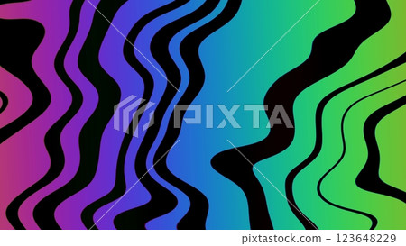 Psychedelic Wave Pattern in Neon Green, Blue, Purple for 90s, Y2K Style Psychedelic Wave Pattern in Neon Green, Blue, Purple for 90s, Y2K Style 123648229