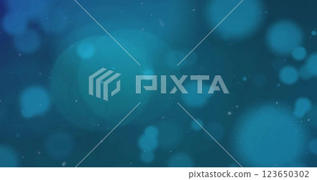 Image of glowing light spots over blue background Image of glowing light spots over blue background 123650302