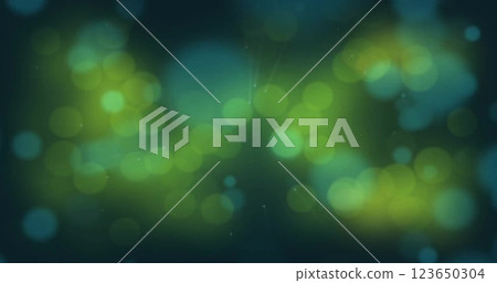 Image of glowing light spots over black background Image of glowing light spots over black background 123650304